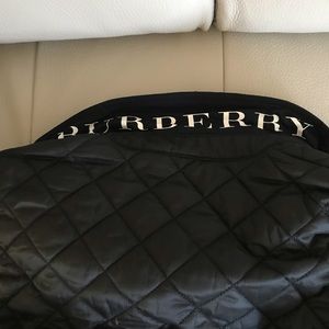 Boys Burberry quilted jacket